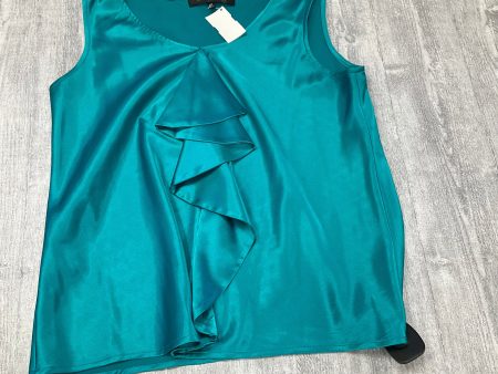 Top Sleeveless By Anne Klein In Aqua, Size: 8 Fashion