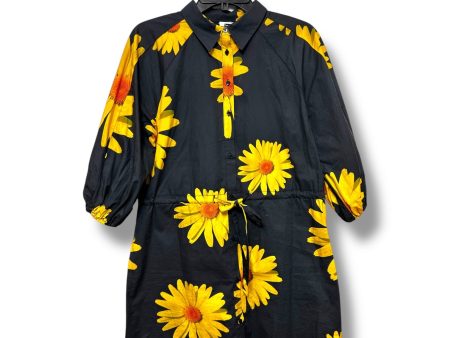 Dress Casual Short By Desigual In Floral Print, Size: M on Sale