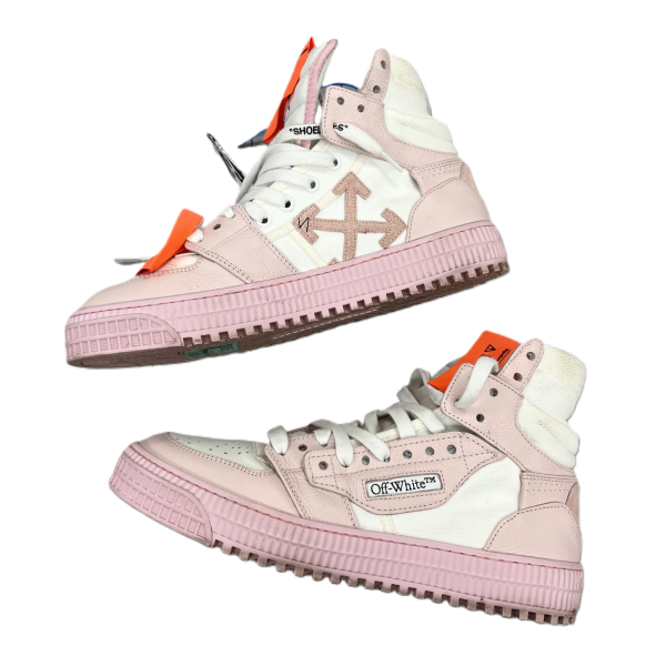 Shoes Luxury Designer By Off-white In Pink & White, Size: 9 Supply