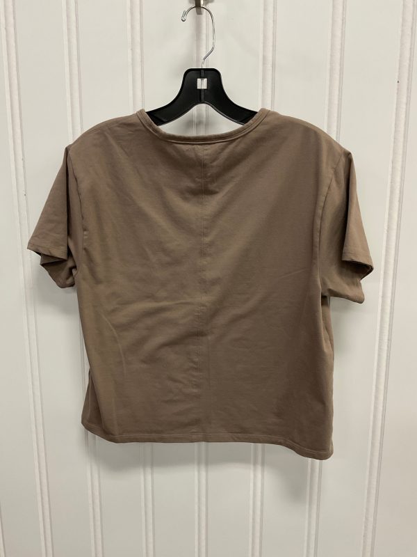 Top Short Sleeve Basic By Athleta In Brown, Size: Sp Supply