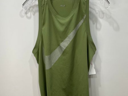 Athletic Tank Top By Nike In Green, Size: M Fashion