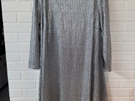 Dress Party Midi By Torrid In Silver, Size: 3x For Discount