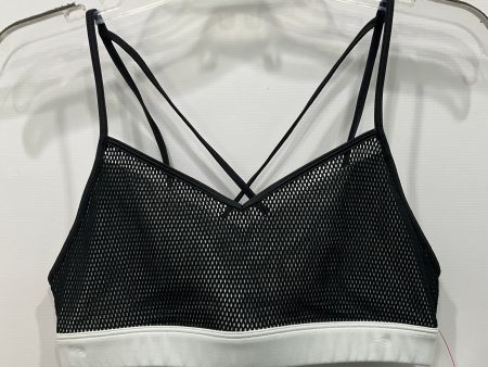 Athletic Bra By Alo In Black & White, Size: 2 Discount