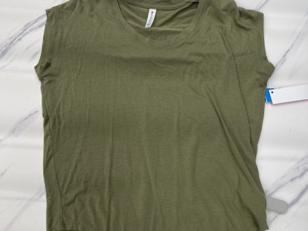 Athletic Top Short Sleeve By Athleta In Green, Size: S For Sale