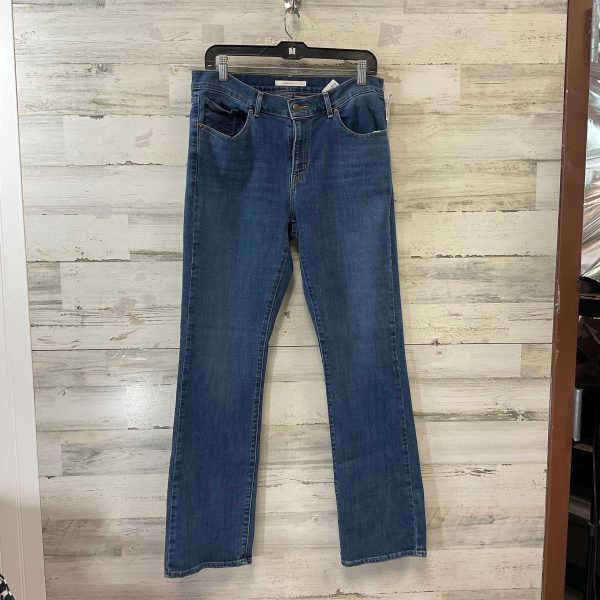 Jeans Boot Cut By Levis In Blue Denim, Size: 12 Sale