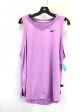 Athletic Tank Top By Nike Apparel In Purple, Size: 1x For Discount