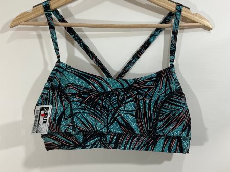 Athletic Bra By Lululemon In Black & Blue, Size: 12 Online now