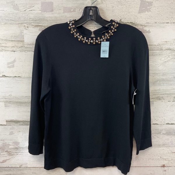 Top 3 4 Sleeve By Ann Taylor In Black, Size: Lp Online