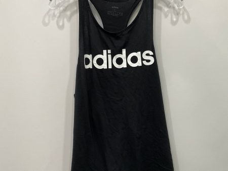 Athletic Tank Top By Adidas In Black, Size: L Hot on Sale