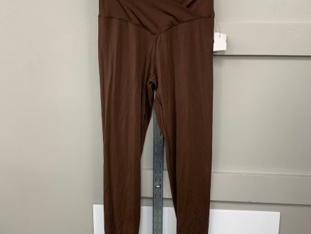 Athletic Leggings By Aerie In Brown, Size: L on Sale