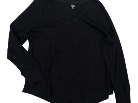 Top Ls Basic By Falls Creek In Black, Size:2X Fashion