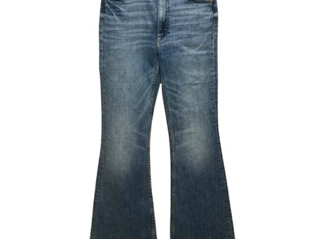 Casey High Rise Kick Flare Jeans By Rag & Bones Jeans In Blue Denim, Size: 0 Cheap