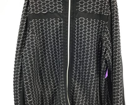 Athletic Jacket By Avenue In Black & White, Size: 22womens on Sale