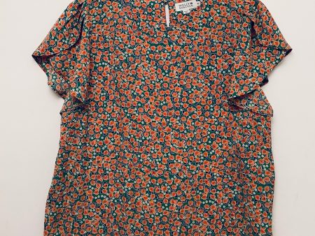 Top Short Sleeve By Molly Bracken In Floral Print, Size: Xl Cheap