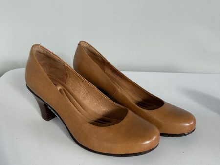 Shoes Heels Block By Sofft In Brown, Size: 9 For Discount