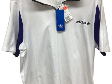 Top Short Sleeve By Adidas In White, Size: Xl Discount