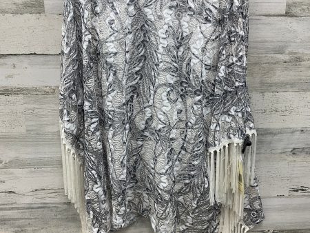 Poncho By Reba In Silver, Size: M Hot on Sale