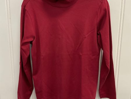 Top Long Sleeve Basic By Orvis In Maroon, Size: L on Sale