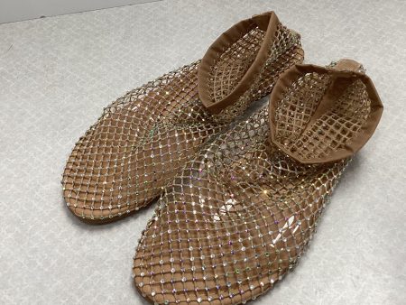 Brown Sandals Flats Shion, Size 6.5 For Discount