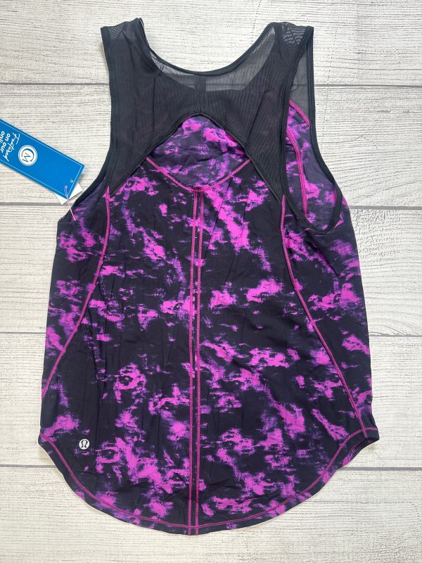 Athletic Tank Top By Lululemon In Tie Dye Print, Size: S For Sale