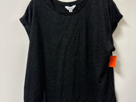 Top Short Sleeve By Nicole By Nicole Miller In Black, Size: Xl For Discount