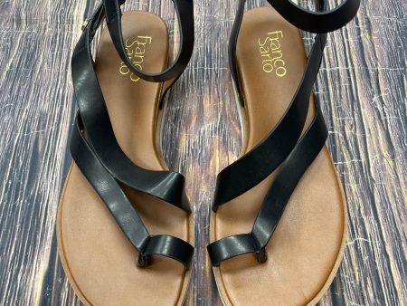 Sandals Flats By Franco Sarto In Black, Size: 7 Cheap