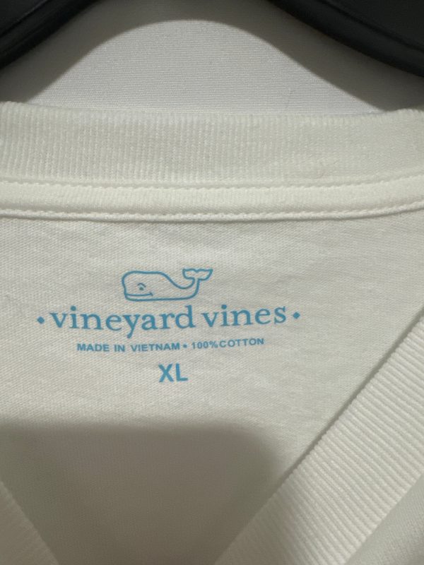 Top Short Sleeve By Vineyard Vines In White, Size: Xl Discount