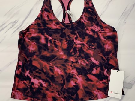 Athletic Tank Top By Lululemon In Maroon, Size: 20 Online now