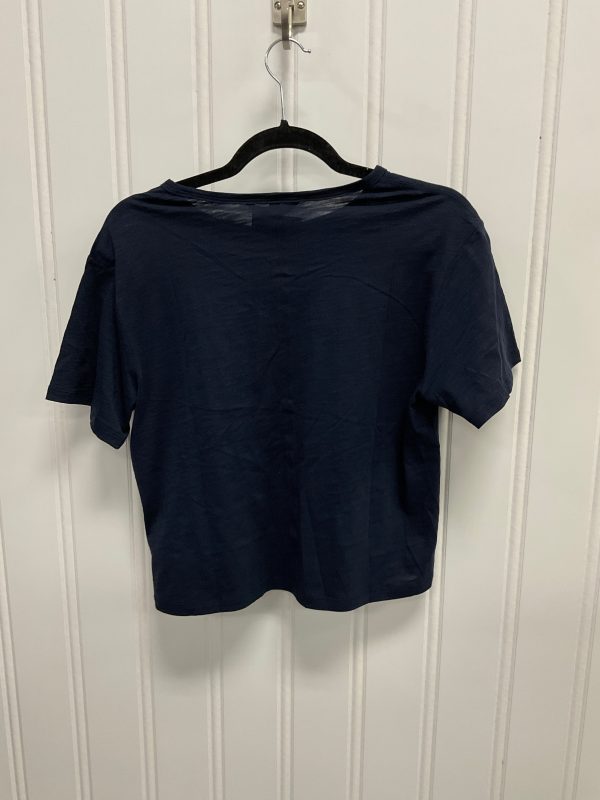 Top Short Sleeve Basic By Athleta In Navy, Size: Sp on Sale