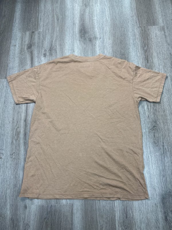 Top Short Sleeve By American Eagle In Brown, Size: Xs Sale