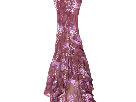 Dress Party Long By Alex Evenings In Pink & Purple, Size: 4p For Sale