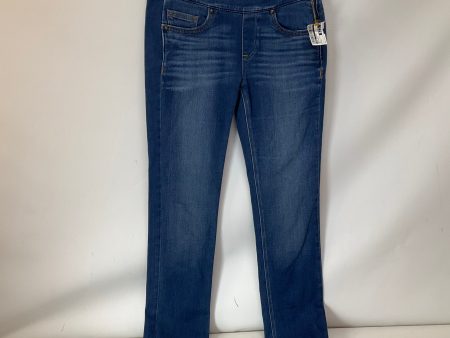 Jeans Straight By Spanx In Blue Denim, Size: 2 Online Sale