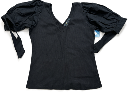 Top Short Sleeve By Maeve In Black, Size: L Cheap