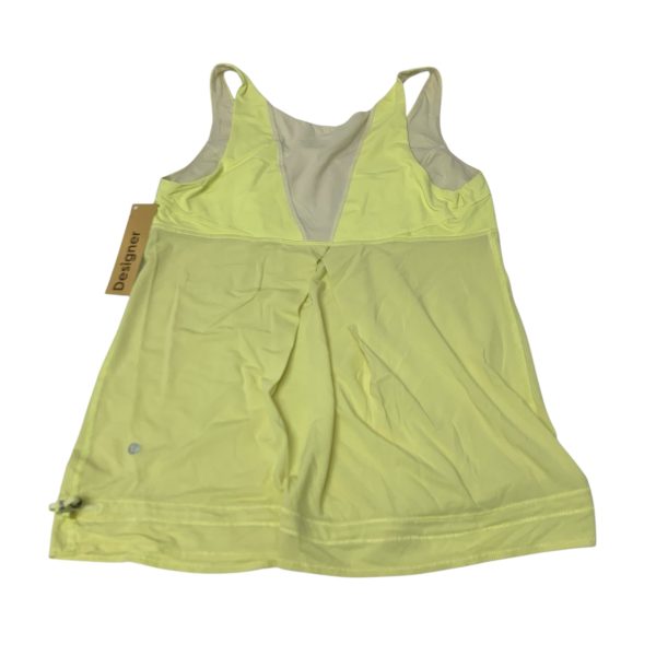 Athletic Tank Top By Lululemon In Yellow, Size: Xl For Discount