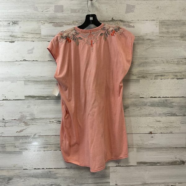 Top Short Sleeve By Johnny Was In Orange, Size: M Online now