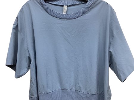 Top Short Sleeve By Athleta In Blue, Size: M Hot on Sale