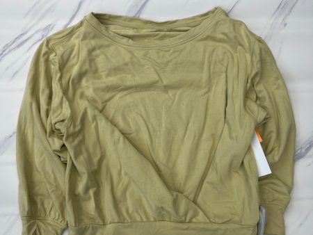 Athletic Sweatshirt Crewneck By Lululemon In Yellow, Size: M For Discount