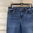 Jeans Straight By Talbots In Blue Denim, Size: 10 Discount