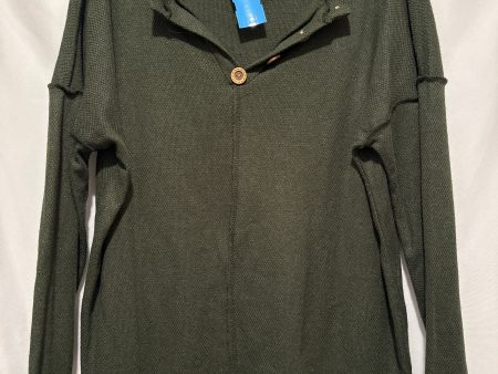 Top Long Sleeve By Bibi In Green, Size: M For Cheap