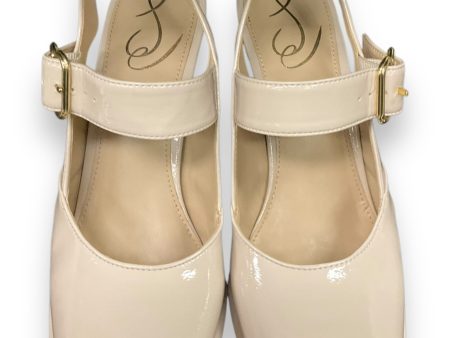 Shoes Heels Block By Sam Edelman In Beige, Size: 7.5 Sale