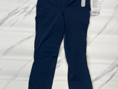 Athletic Leggings By Lululemon In Blue, Size: 6 For Discount