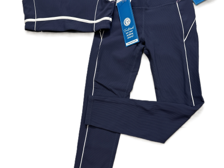 Athletic Pants 2pc By WILO In Blue, Size: Xs Supply