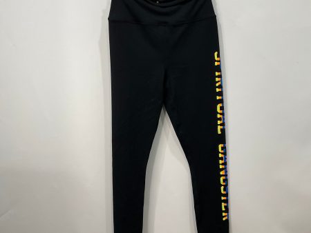 Athletic Leggings By Spiritual Gangster In Black, Size: M Discount