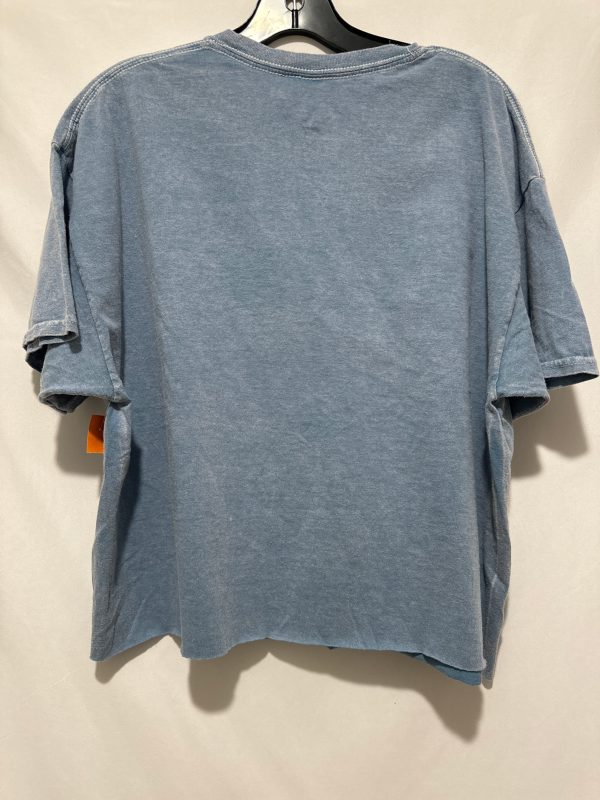 Top Short Sleeve By Clothes Mentor In Blue, Size: Xl For Cheap