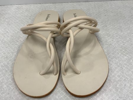 Sandals Flats By Bohme In Ivory, Size: 8 Hot on Sale