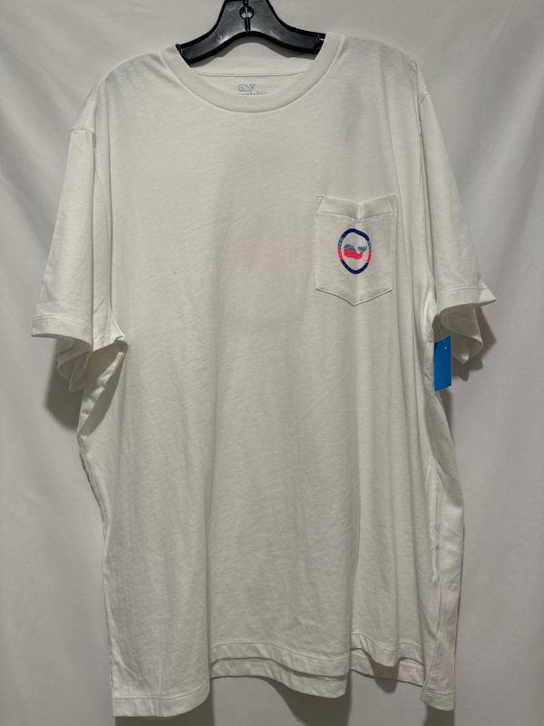 Top Short Sleeve By Vineyard Vines In White, Size: Xl Discount