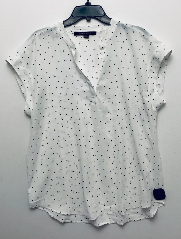 Top Short Sleeve By Cynthia Steffe In White, Size: L Online