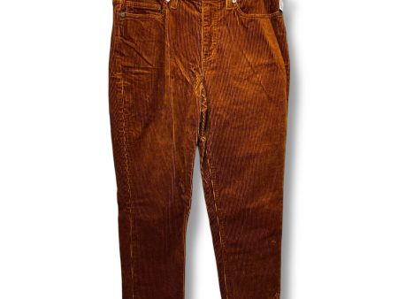 Pants Corduroy By Lands End In Brown, Size: 8 Online Hot Sale