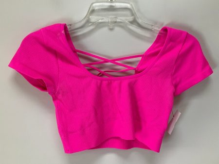 Athletic Top Short Sleeve By Aerie In Pink, Size: M For Cheap