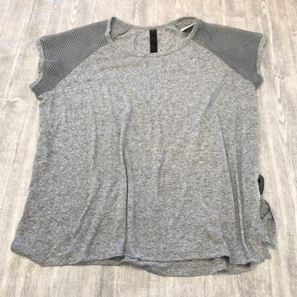 Top Short Sleeve By Made For Life In Grey, Size: 3x Hot on Sale